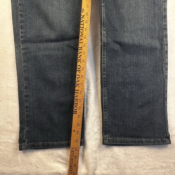 Lee Mens Regular Straight Fit Dark Wash Jeans 36x29 Horizon Denim Classic Style - Picture 7 of 11